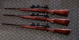 TRIO OF WINCHESTER MODEL 70'S SPECIAL CUSTOM GRADE 243 WIN, 300 WIN, 338 WIN - 4 of 6
