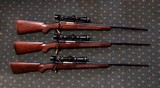 TRIO OF WINCHESTER MODEL 70'S SPECIAL CUSTOM GRADE 243 WIN, 300 WIN, 338 WIN - 3 of 6