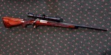 DALE GOENS CUSTOM LH PRE 64 WIN MODEL 70 25.06 REM CAL RIFLE - 4 of 5