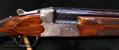 CONTINENTAL ARMS CORP IMPERIAL CROWN GRADE SCALLOPED BOXLOCK 12GA O/U SHOTGUN