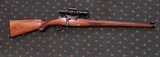 MANNLICHER SCHOENAUER RARE 1950 FACTORY ENGRAVED 3006 CARBINE - 4 of 5