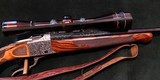 RUGER CUSTOM # 1 SINGLE SHOT 222 REM MAG RIFLE - 1 of 5