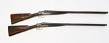 COGSWELL & HARRISON MATCHED PAIR OF SANDHURST SIDEPLATE BOXLOCK 12GA S/S SELF OPENERS - 4 of 6