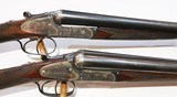 COGSWELL & HARRISON MATCHED PAIR OF SANDHURST SIDEPLATE BOXLOCK 12GA S/S SELF OPENERS - 1 of 6