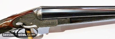 STEPHEN GRANT BEST QUALITY SIDELOCK SIDELEVER 12GA S/S SHOTGUN