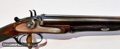 WESTLEY RICHARDS BAR IN WOOD SIDELOCK 12GA S/S HAMMERGUN