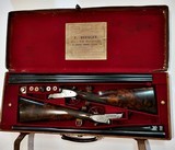 F. BEASLEY BEST QUALITY MATCHED PAIR 12GA S/S SHOTGUNS - 7 of 7