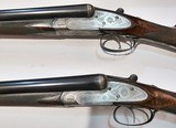 F. BEASLEY BEST QUALITY MATCHED PAIR 12GA S/S SHOTGUNS - 2 of 7