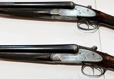 F. BEESLEY BEST QUALITY MATCHED APIR OF SIDELOCK 12GA SHOTGUNS - 2 of 7