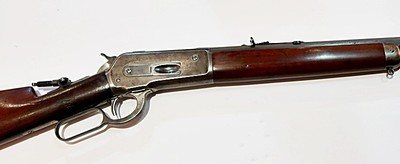 WINCHESTER SPECIAL ORDER 1886 38/56 WINCHESTER,
ANTIQUE RIFLE
