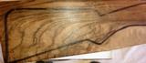 Seller is individual - wood comes from California Hardwood Company, aka "Calico" - MID EXHIBITION GRADE ENGLISH WALNUT 2 PIECE GUNSTOCK - 1 of 4