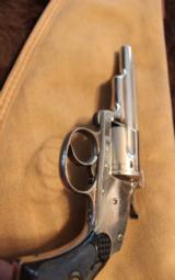 Merwin and Hulbert 38 cal revolver Nickel finish - 5 of 8