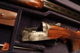 Perazzi MX-8 SC-3 engraved, 12GA Grand American Two Barrel Set Imported by Winchester - 4 of 11