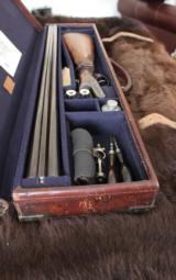 William Ford 12ga, 2 1/2" nitro proved, 30" cased with great accessories - 19 of 20