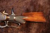 Marlin 1894 Factory Engraved, Exibition Rifle, 1/2 Octagon 24", pistol grip full deluxe, Matted Barrel - 7 of 20