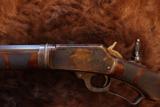 Marlin 1894 Factory Engraved, Exibition Rifle, 1/2 Octagon 24", pistol grip full deluxe, Matted Barrel - 1 of 20