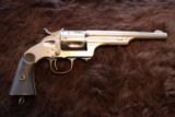 Merwin&Hulbert 2nd Mod. Nickel Open Top Revolver 44WCF - 1 of 11
