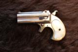 Remington Antique Deringer 41 cal Type II, Mod. 3 with Mother of Pearl grips - 1 of 7