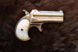 Remington Antique Deringer 41 cal Type II, Mod. 3 with Mother of Pearl grips - 2 of 7
