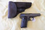 FN M1910 early 1930's mfg. 7.62mm (32 auto) 95% original condition - 1 of 10