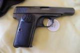 FN M1910 early 1930's mfg. 7.62mm (32 auto) 95% original condition - 2 of 10