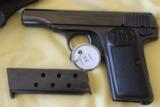 FN M1910 early 1930's mfg. 7.62mm (32 auto) 95% original condition - 6 of 10