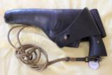 British Military Colt New Service with 1917 Holster .455 Eley British Proofs - 1 of 11