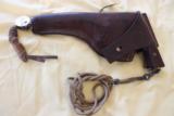 S&W M1917 WWI Revolver With US 1917 marked Holster 95% high polish blue - 3 of 15