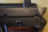 Steyr-Hahn 1914 Marked Model 1912 Austrian Military Pistol 98% Original Condition - 6 of 11