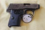 Walther Model 2 pistol in 25acp (6.35mm) - 1 of 8