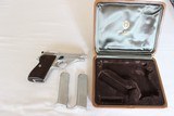 Beretta M70 Factory Engraved 7.65mm in Jewlery Box - 3 of 14