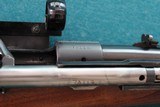 Winchester M70 22 Hornet 1947 manuf. with G&H installed scope mount - 17 of 19