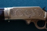 Model 1893 Marlin Factory Engraved Take-down 38-55 with Factory Lette - 7 of 17