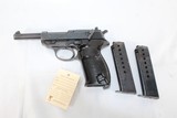 Walther P38, 9mm Pistol with holster & 2 Magazines - 2 of 13