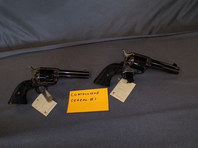 Colt Single Action Army Revolvers (Consecutive Serial Numbers) - Image 9 of 20