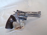 Colt Python Engraved .357 Magnum 4 inch Barrel - Image 3 of 8