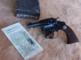 Colt Police Positive Revolver 2 1/2” Barrel .32 on a .38 Frame in Original Box - 1 of 20