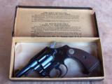 Colt Police Positive Revolver 2 1/2” Barrel .32 on a .38 Frame in Original Box - 2 of 20