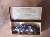 Colt Pre War Nickel Detective Special Square Butt Revolver with Box Mfg. 1929 - 2 of 20