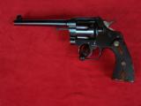 Colt New Service Target .44 Russian/S&W Special With Fleur-De-Lis Grips - 1 of 20