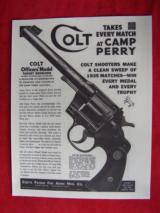 Colt Officers Model Target .38 Heavy Barrel Revolver with Box. - 16 of 19