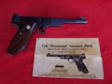 Colt Bullseye Match Target Woodsman .22 With Box and Paperwork - 10 of 20