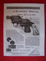 Colt Bankers Special .22 in Box with Letter 99%
- 15 of 20