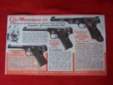 Colt 1st Model Woodsman Target in Box with paperwork 99% - 19 of 19