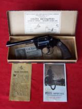 Pre War Colt Police Positive Special 5” Barrel in .38 Special W/Box - 2 of 19
