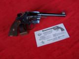 Colt Officers Model Flat Top Target .38 Special 6” Barrel from 1909 High Polish Finish - 2 of 20