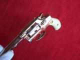 Smith & Wesson Nickel .32 HE, 3 rd Model with Pearl Grips - 10 of 18