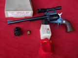 Ruger Single-Six .22 and .22 WMR with 9 1/2” Barrel and Hutson Scope - 1 of 19