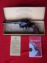 Colt Officers Model Target .38 Special 6” Heavy Barrel with Box & Paperwork 99+% - 3 of 20