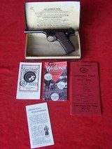 Colt 1st Model Woodsman Sport .22 Caliber in Box with Paperwork - 2 of 20